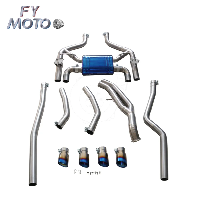 Titanium Exhaust System for BMW M2 F87 2016-2021 N55 engine
