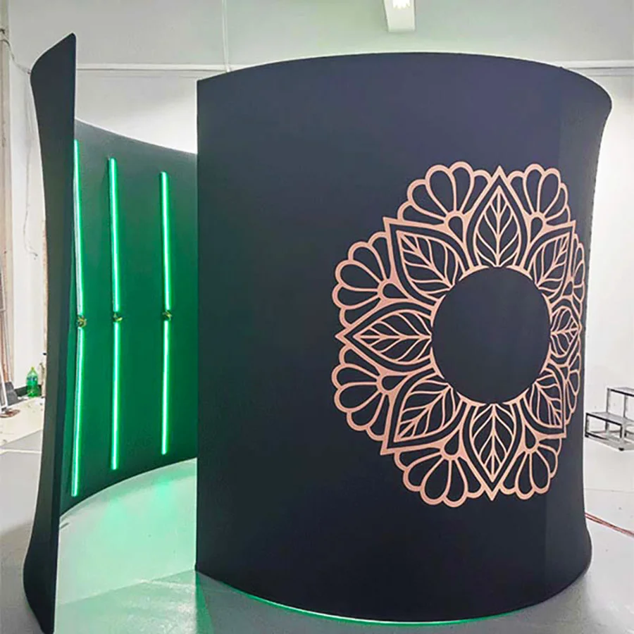 Pillow Case Backdrop Photo Booth Rgb 360 Degree Led Lighting Backgrounds Cabine De Foto Se Fio 360 Graus No Melhor Preco