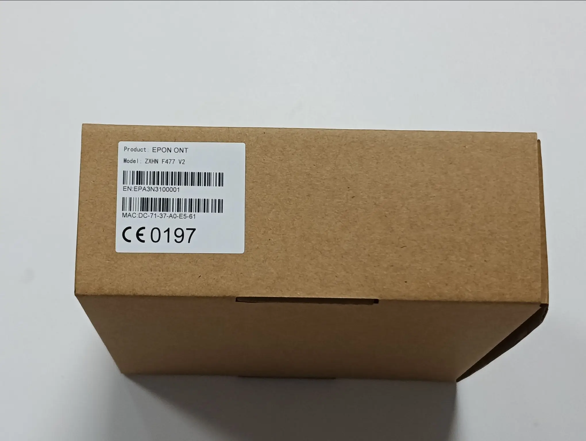 Used Wifi Modem F477V2 With 2 Antennas Epon Onu Fiber Optic F477 V2 English Firmware fiber optic equipment