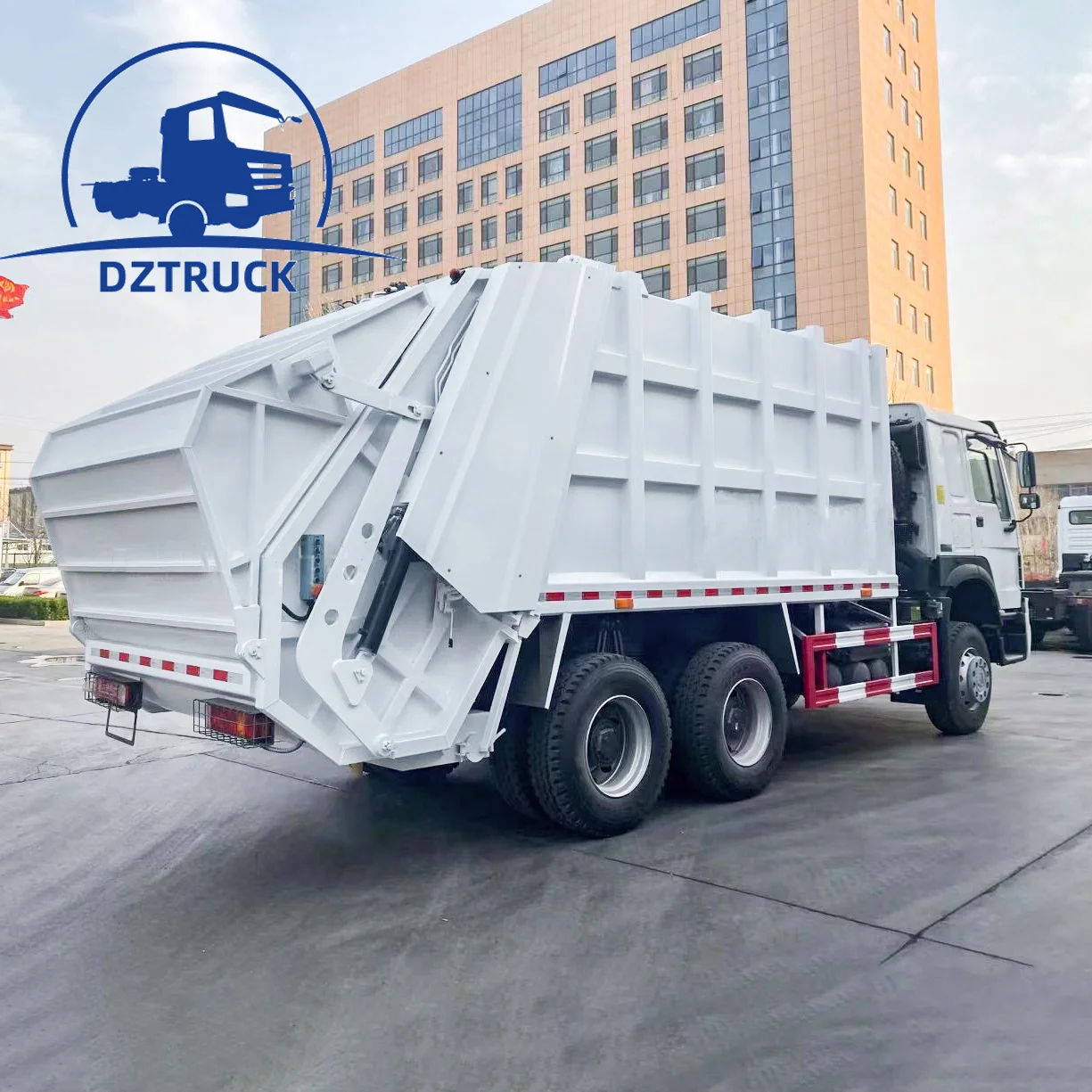 6*4 4*2 Trash Compactor Bin Type Waste Station Compressed Garbage Truck For Costa Rica