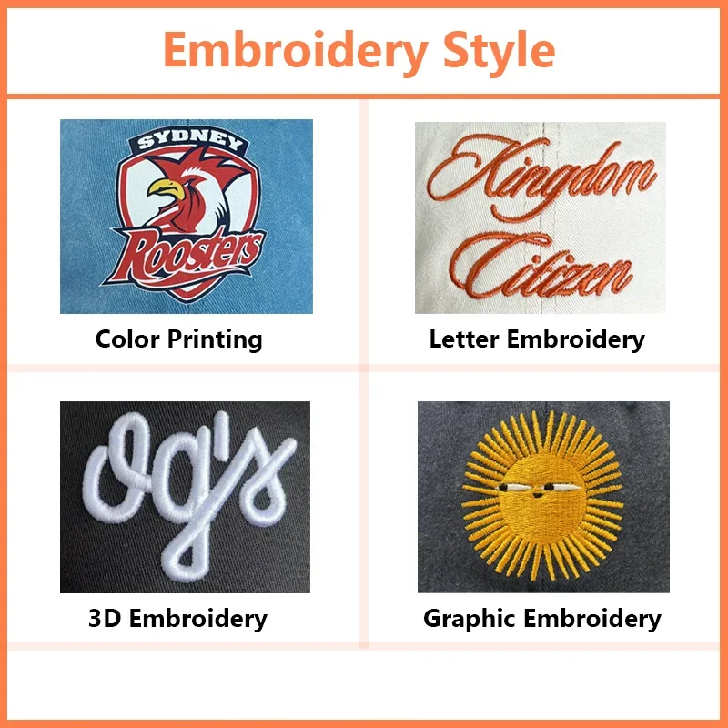 3D Embroidery Outdoor Hiphop Customizable Promotional Advertising Country Men Baseball Custom Caps