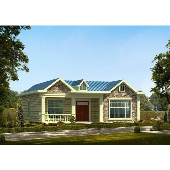 Cheap Price Steel Structure Houses Processed in Factory With Multi-Garage For International Trade