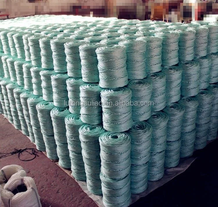 single strand twisted pp raffia packing baler string  plastic raffia hay baler twine