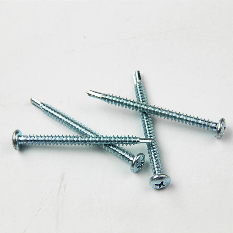 Factory buy bulk  screws zinc galvanized pan head self tapping /drilling screw for wood metal