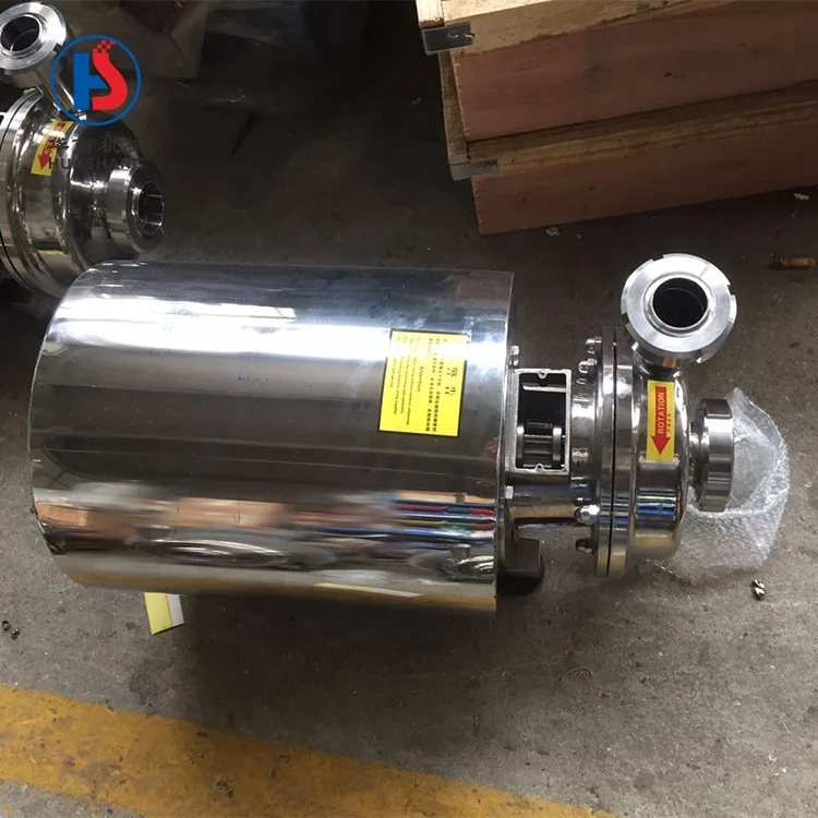 beverage juice pump centrifugal sanitary pump cip return  concrete self priming  pump