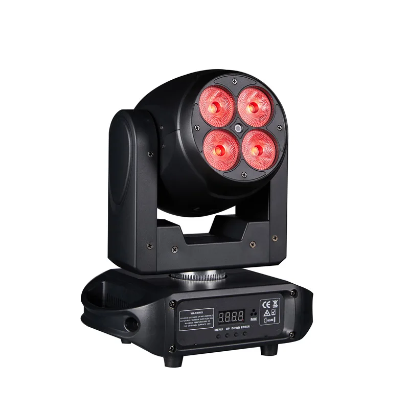 Moving Head Stage Light For Night Club Mini Led Spot Stage Light With Led Ring Beam Light For Dj Disco