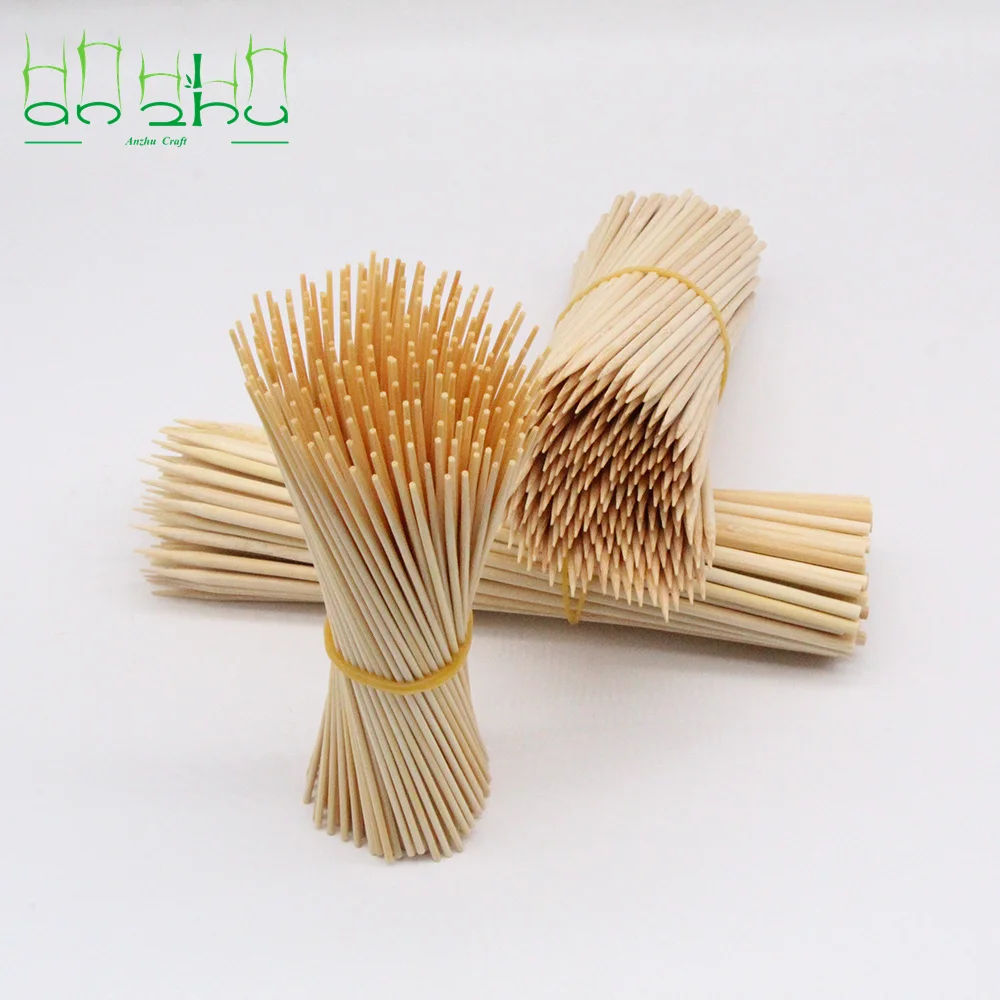 Disposable bbq skewer stick bamboo skewer