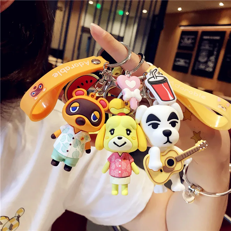 New style animal  promotional gift car key chains women key chain pendant bag ornaments key ring accessories keychains