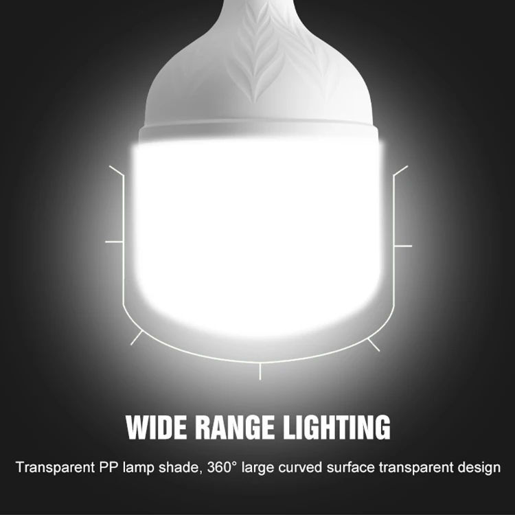 Huahuang Good Price Living Room PBT PP 5W 10W 15W 20W 30W 40W 50W 60W E27 LED Light Bulb