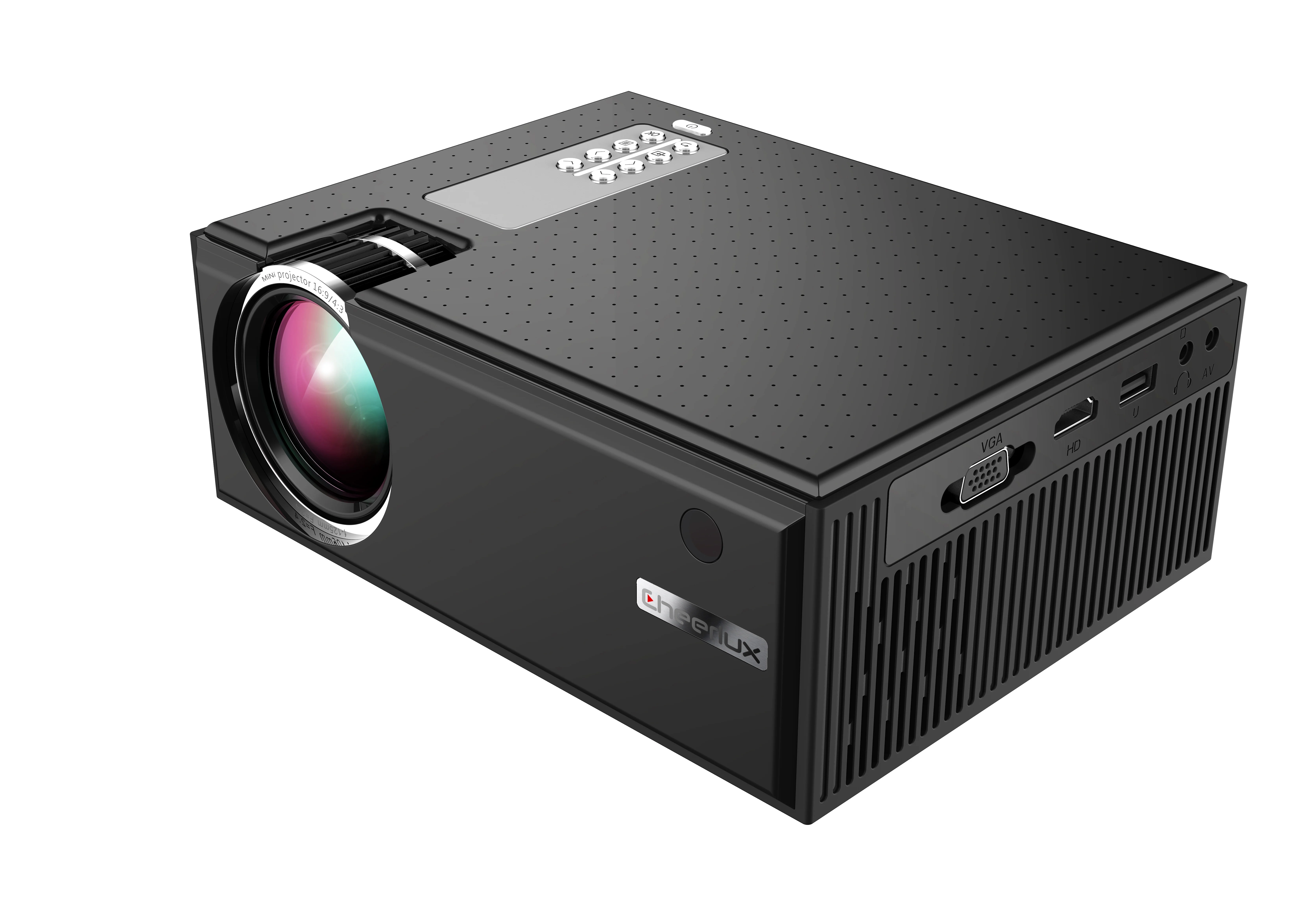 CHEERLUX  native HD LCD wireless projector, connect with smart phone for wifi projector