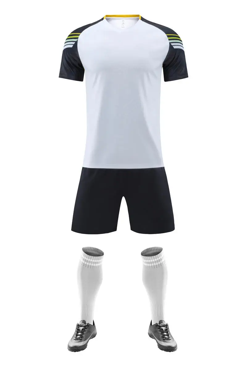 Wholesale Soccer T-shirts Youth Football Uniforms Sport Set Tracksuit Kid Soccer Jersey Kits Full Set Soccer Uniforms