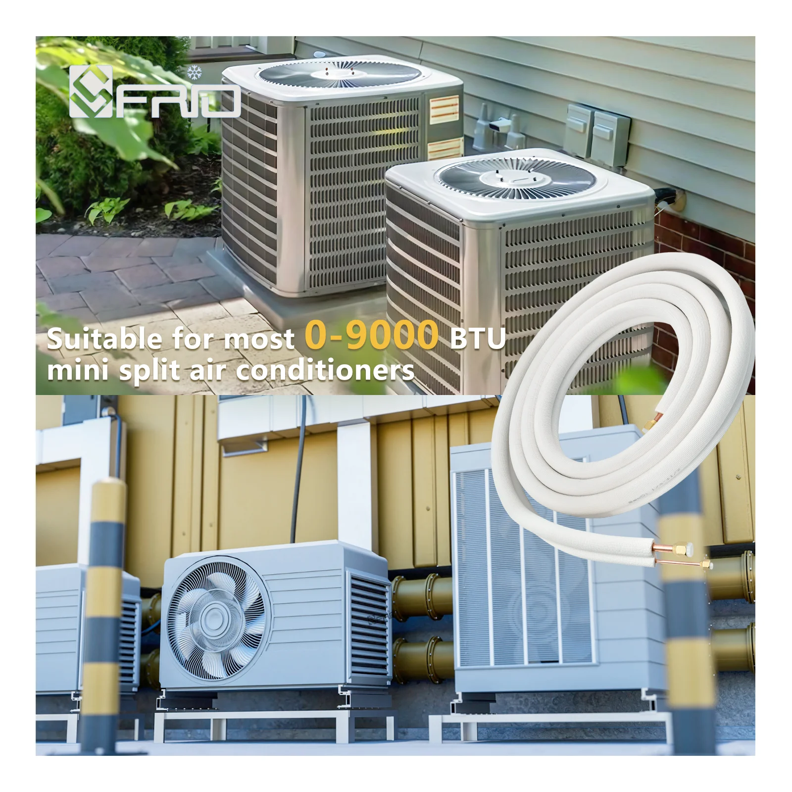 Scottfrio copper pipe for air conditioner 120C mini split air conditioners tube