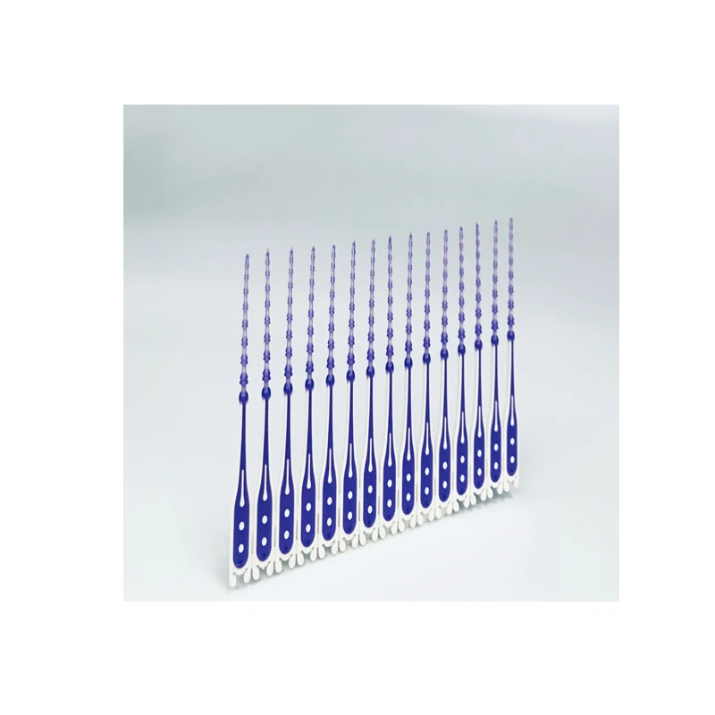
Factory price with high quality multinational invention patents dual action soft pick rubber interdental brush 15 pcs-connected 