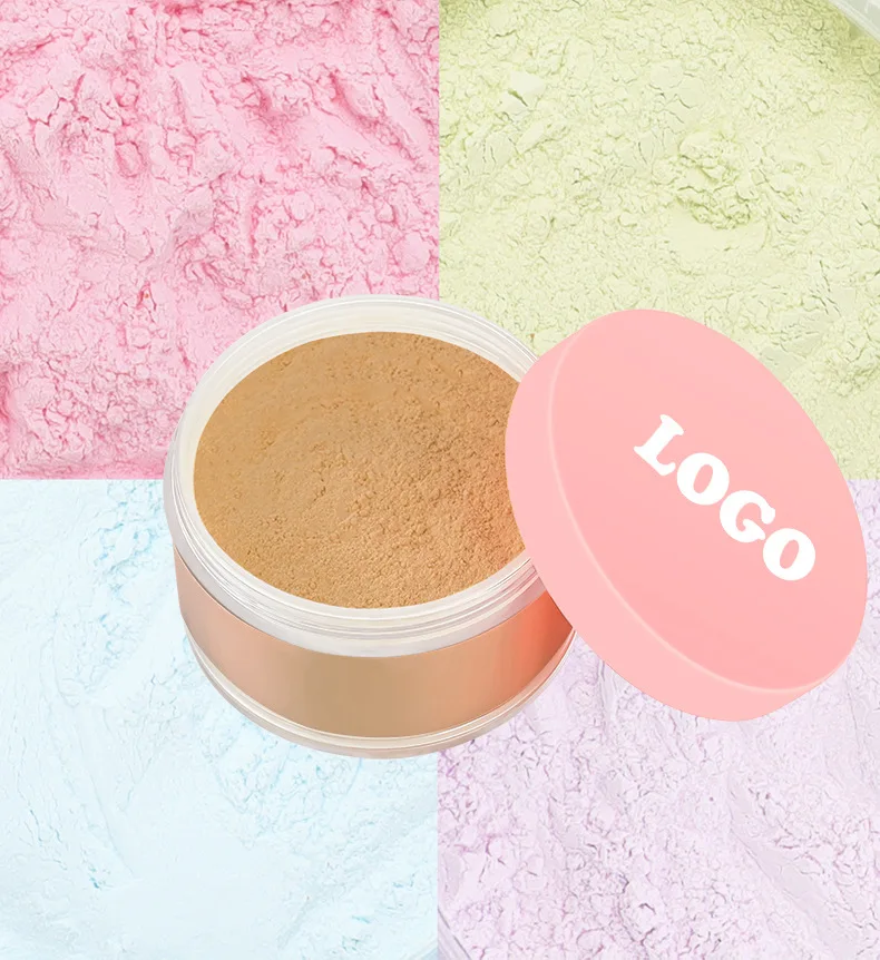 Translucent Banana powder foundation private label loose powder oil control face makeup setting powder