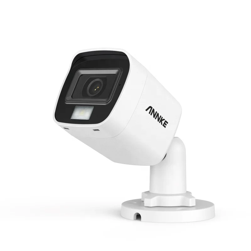 ANNKE 1080P Dual Light Analog TVI Security Camera IR Night Vision 2MP Outdoor Wired CCTV Camera with Audio