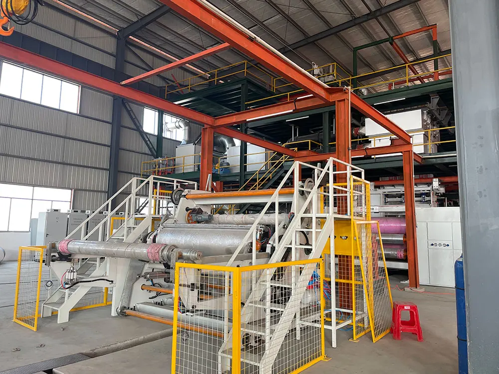 sms pp spunbond non woven fabric machine polypropylene meltblown nonwoven fabric making machine