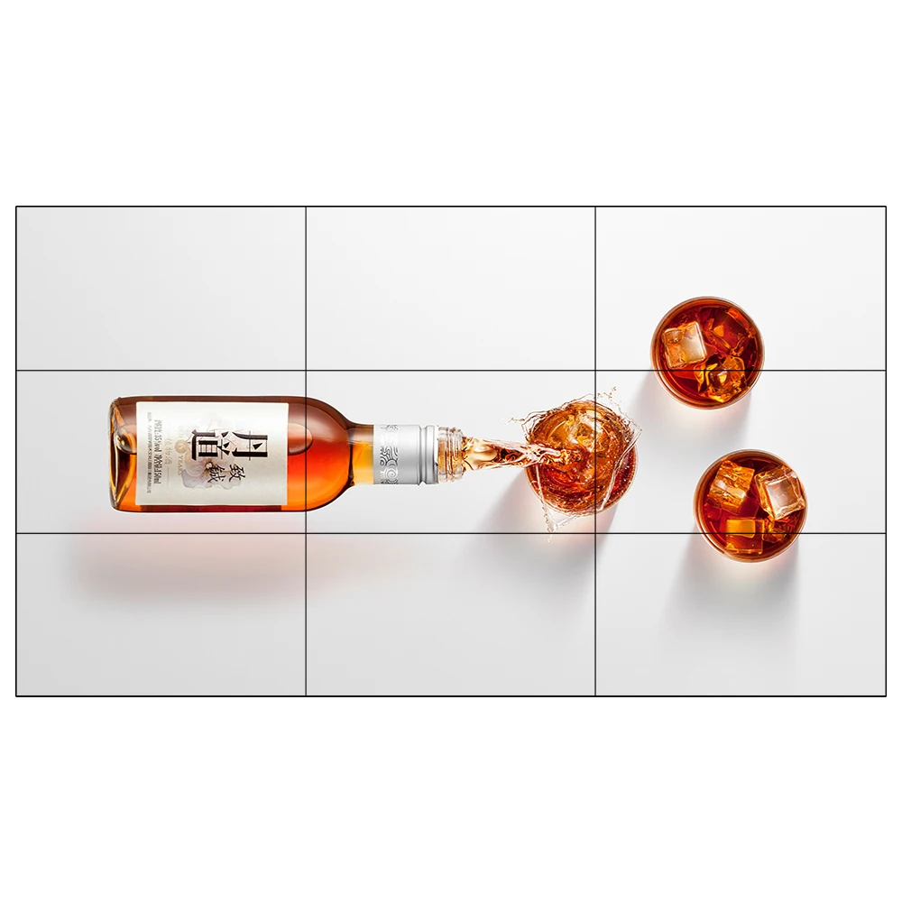 Indoor digital signage splicing screen 49 inch 3x3 narrow bezel semless digital signage lcd video wall