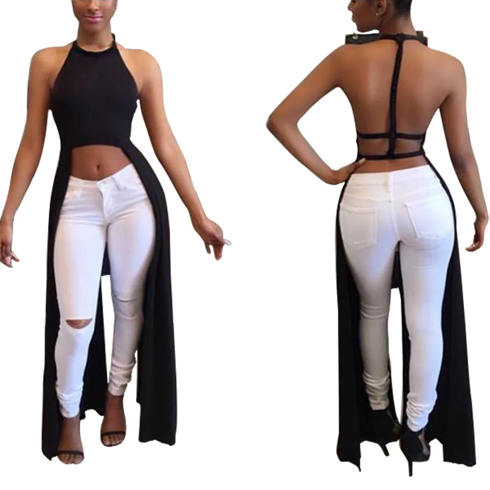 club outfits for women sexy Leaky Back Halter Sleeveless Sexy Long evening dresses