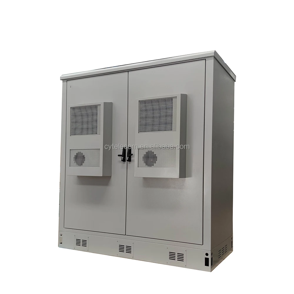 Manufacturer Outdoor Telecom cabinet 30U 42U Waterproof Telecom Equipment outdoor battery cabinet IP65 IP55