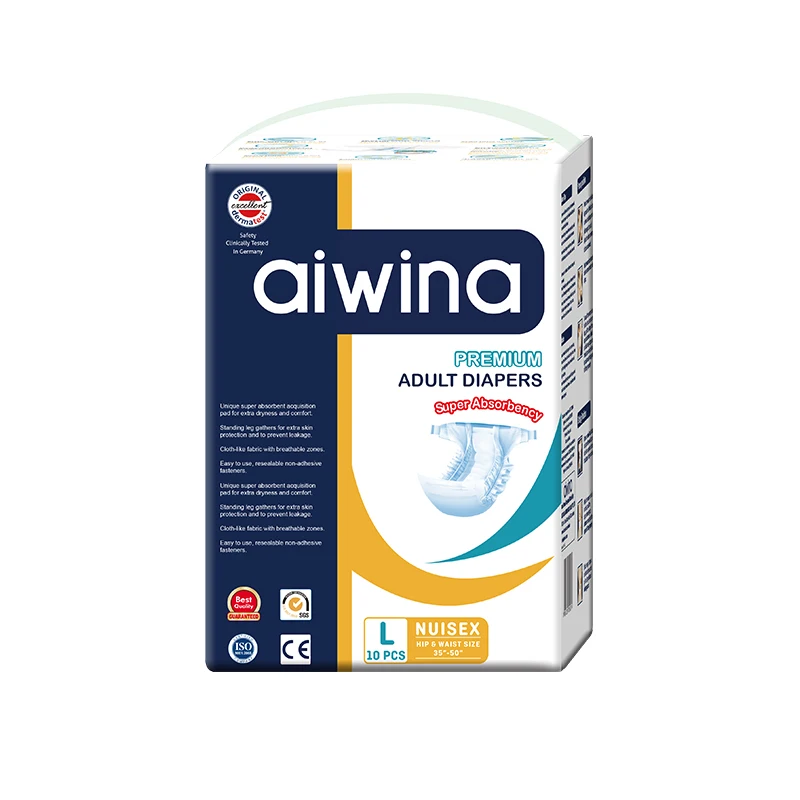  Товары для взрослых AIWINA подгузники 6000 мл продукты и пластиковые штаны с индикатором влажности завод по производству пожилых