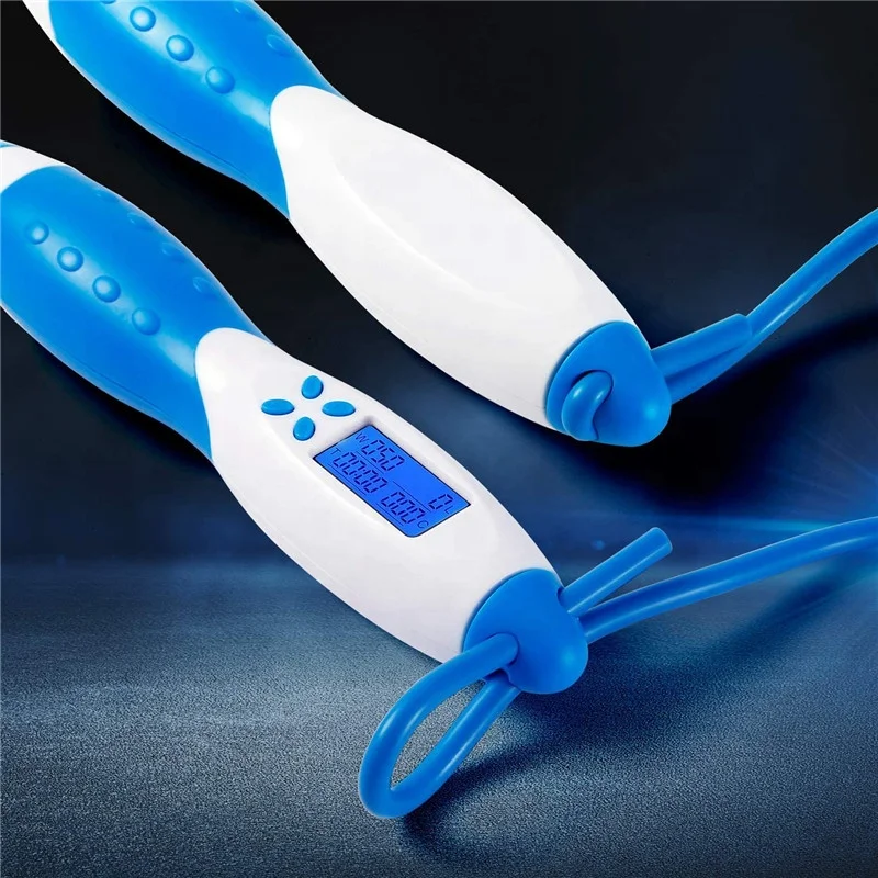 Electronic Counting Jump Rope, Adjustable Fitness Jumping Rope with Electronic Time Calorie Counter, Skipping Rope for Children