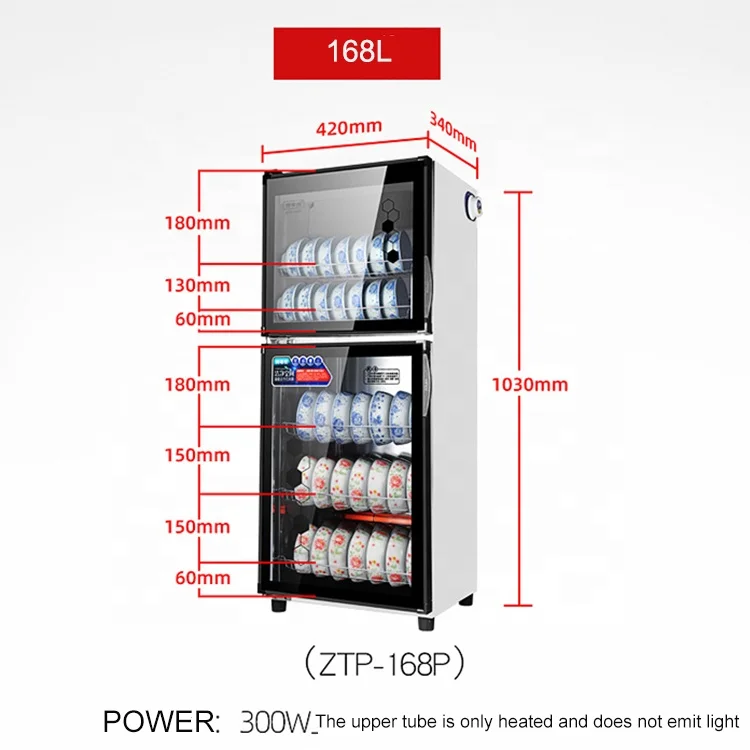 Portable Uvc Tableware Disinfecting Cabinet  Equipment Multifunctional Ozone Disinfection Cabinet