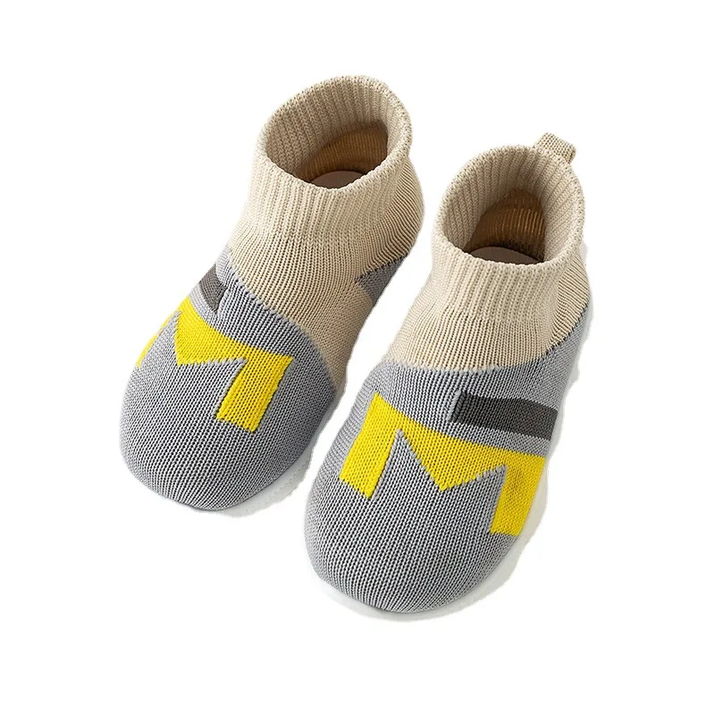 Spring and Autumn Indoor Floor Single Shoes Soft Sole Anti Slip Toddler Shoes 0-3 Year Baby Walking Shoes