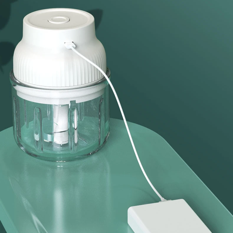 Food grade USB wireless portable vegetable chopper electric meat grinder mini sauce maker