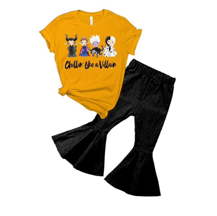 Hot Sale High Quality Wholesale Bulk Lovely Reen Children Girl Holiday Boutique Outfit Hallowmas Kids Clothing Set