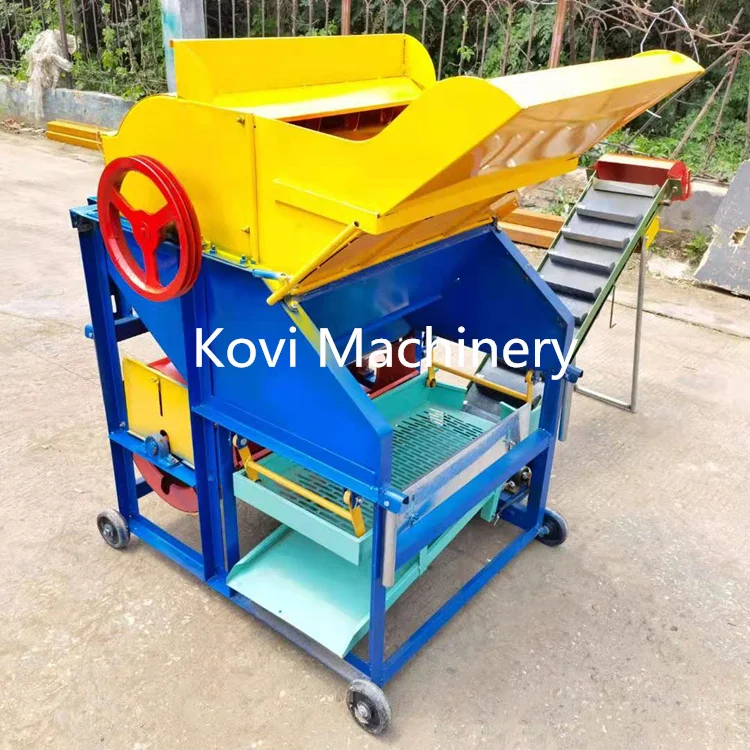 Hot sale peanut picking machine groundnut picker dry wet peanut harvester combine peanut harvesting machine best price