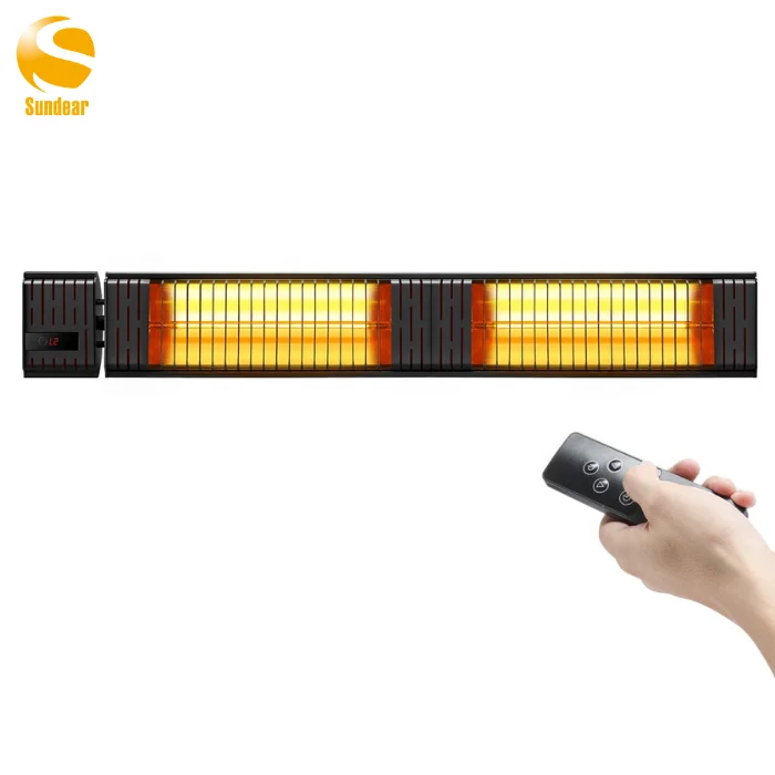 3000W High Heating Efficiency Infrared Heater Commercial or Household Use 2 Power Setting Outdoor Patio Heater