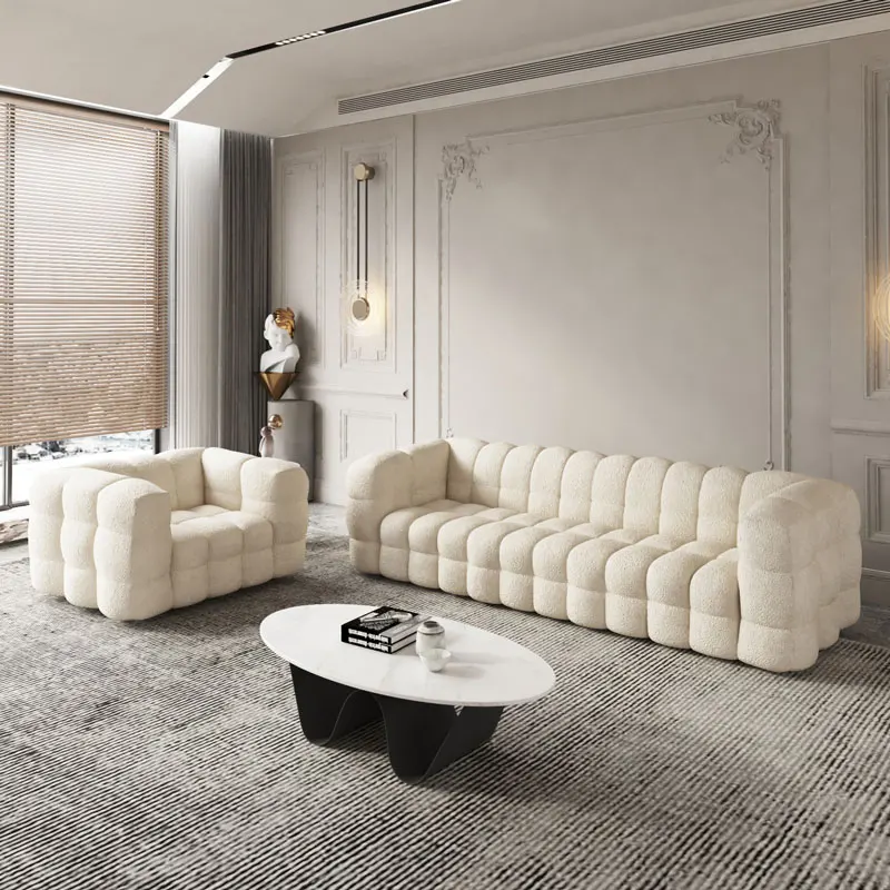 Nordic living room sofa combination simple modern splicing module clothing shop beauty salon reception sofa