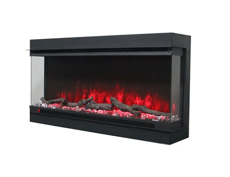 Wholesale Full Recessed Steel Electric Fire place Heater 15KW Built In Electric Fire place LED Flame Electric Fireplace
