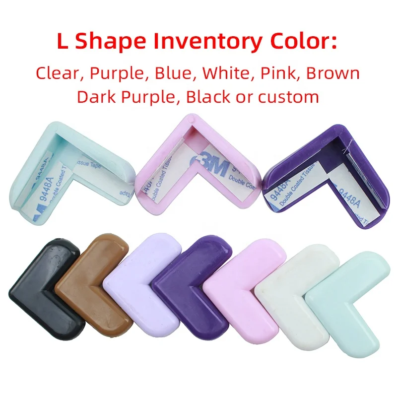 Metal Corner Protectors Plastic Corner Protector Furniture Edge Covers For Kids Child Safety Edge Protectors Home & Office Use