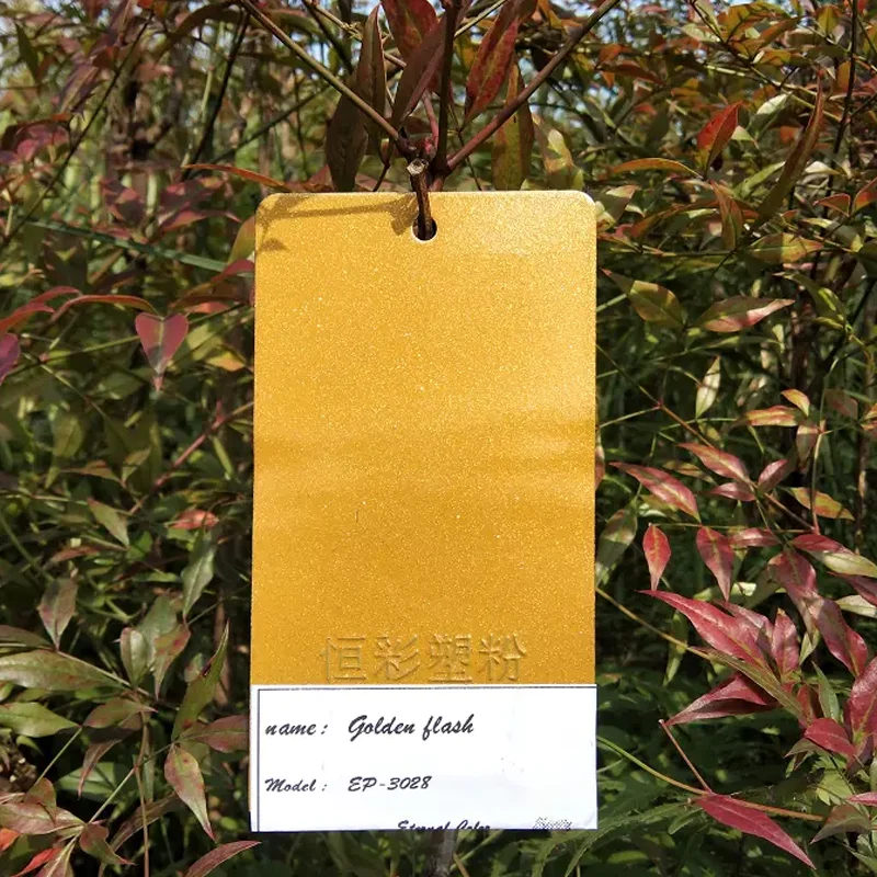 
Eternal Color Best Selling Golden Glitter Electrostatic Powder Coating Paint Spray Manufacturer For Crafts 