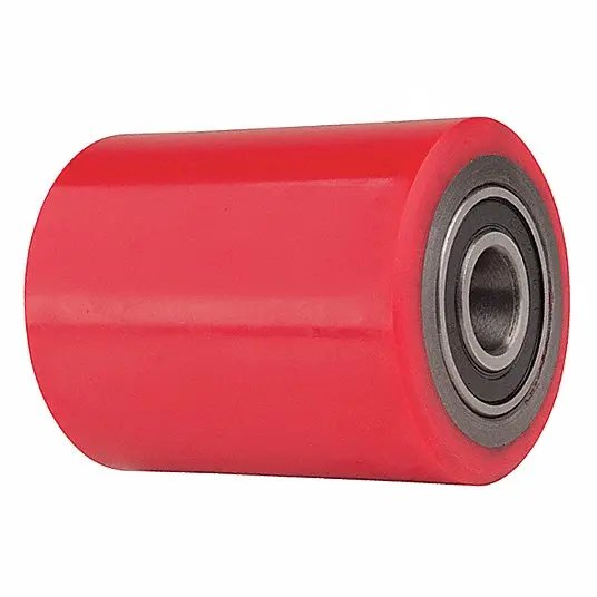 DLPO cast iron pu caster wheel 100mm polyurethane load roller wheels