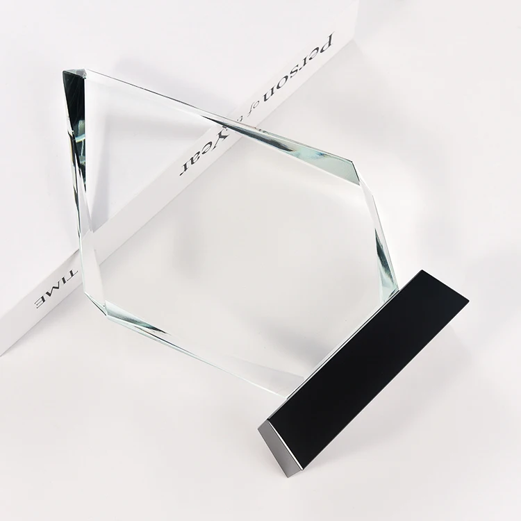 New Arrival Trofeo Di Cristallo Personalized Wholesale Direct Sales Award Crystal Trophy Glass
