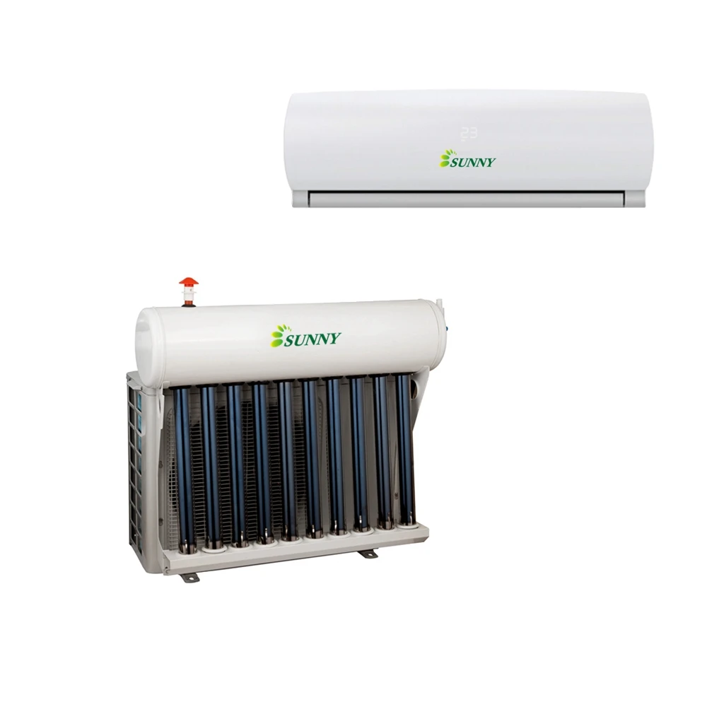 18000btu  Vacuum Tube Type Hot and Cold Hybrid Solar Air Conditioner Ductless Split Air Conditioning with R410A