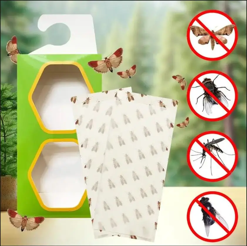 OEM Cheap Price Pantry Moth Trap For Closet, Delta Moth Trap, Pheromone Moth Trap