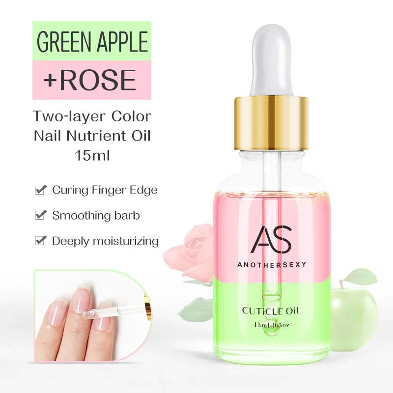New 15ml manicure nail nutrition oil cuticle revitalizer oil with dropper for nails care AS nail cuticle oil