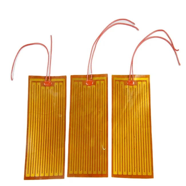 
Гибкая полиимидная нагревательная пленка с NTC термостатом 60C линия 