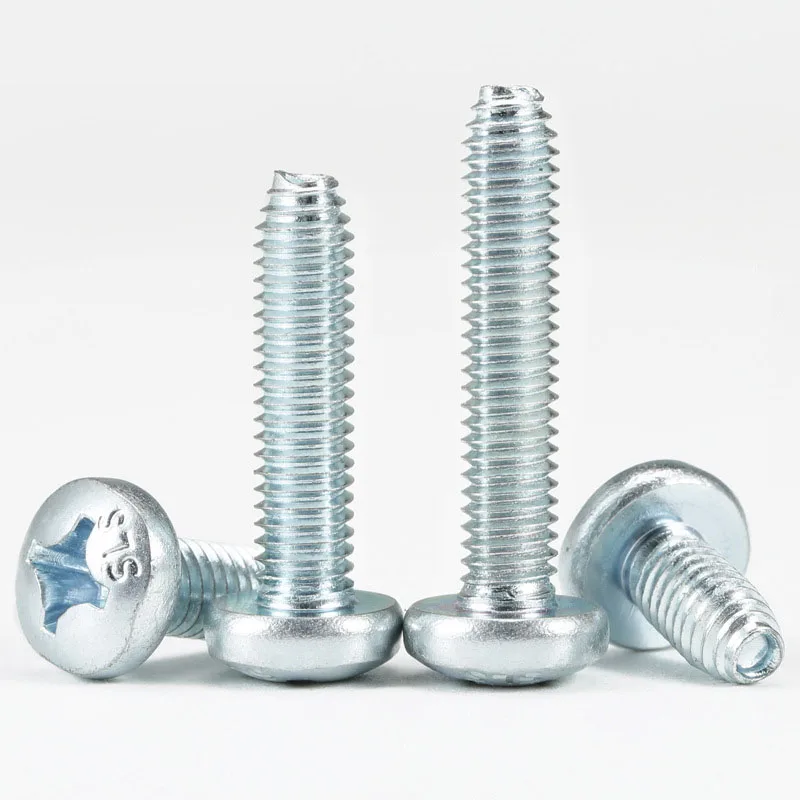 304 Stainless steel Cross recessed pan head thread rolling screws GB6560