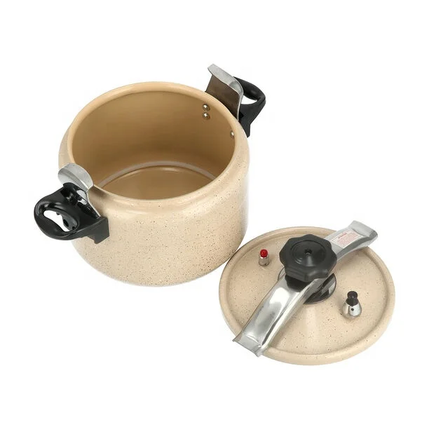 Weinuo factory wholesales aluminum french  pressure cookers marble coating pressure cooker Aluminum Alloy with induction bottom