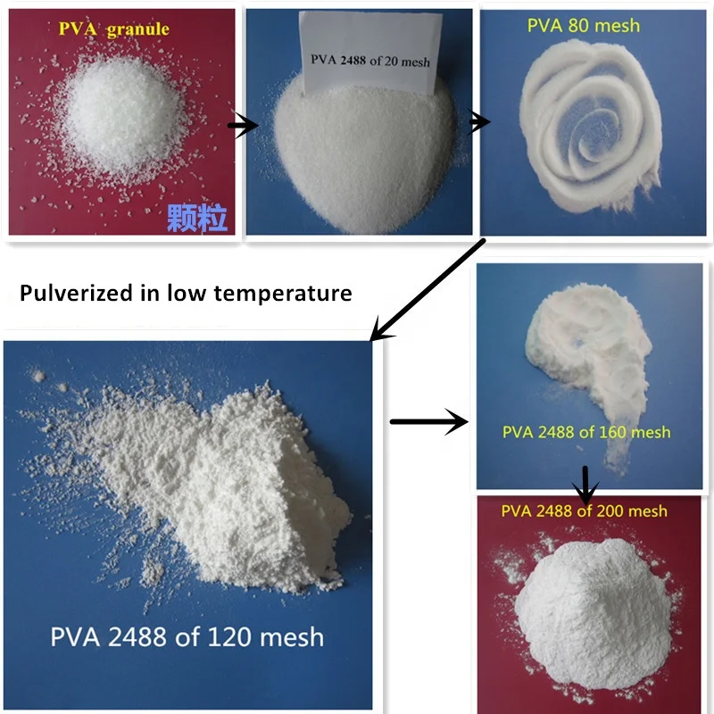 
Water-soluble synthetic polymer Polyvinyl Alcohol Powder PVA1788 