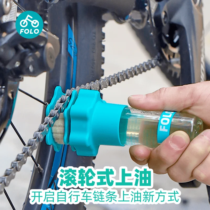 Bicycle Efficient Lubrication And Noise Reduction Roller Oiling Automatic Bike Chain Lubricator