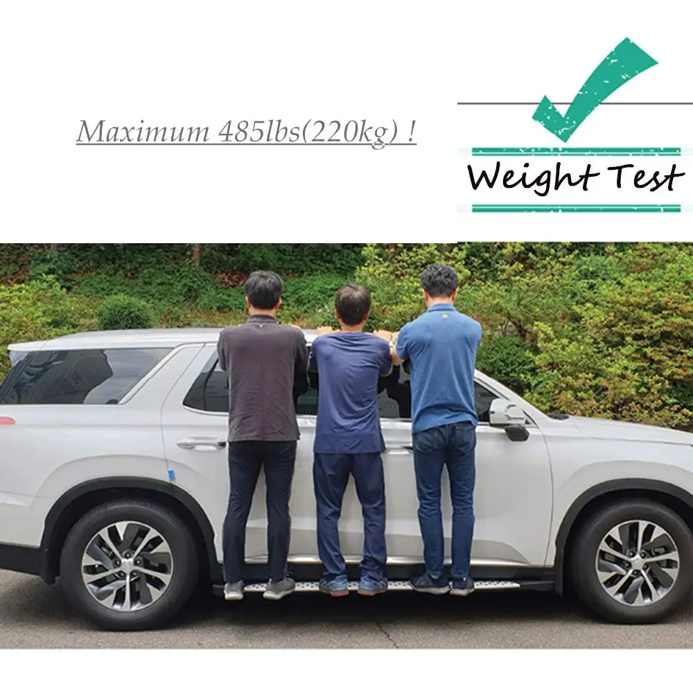 KINGCHER running board side step nerf bar with Mudguards for Hyundai Palisade 2019 2020