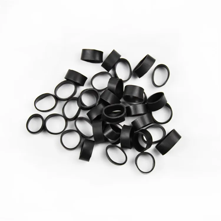 Mini black rubber band, high elasticity and durable wire binding band elastic rubber bands for data cable
