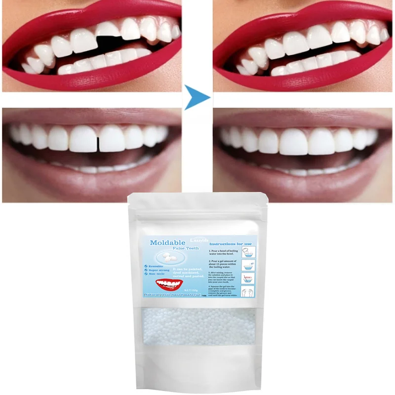 150ml Resin Temporary Dental Filling Material Tooth Repair False Teeth Solid Glue Denture Adhesive Teeth Whitening Tool
