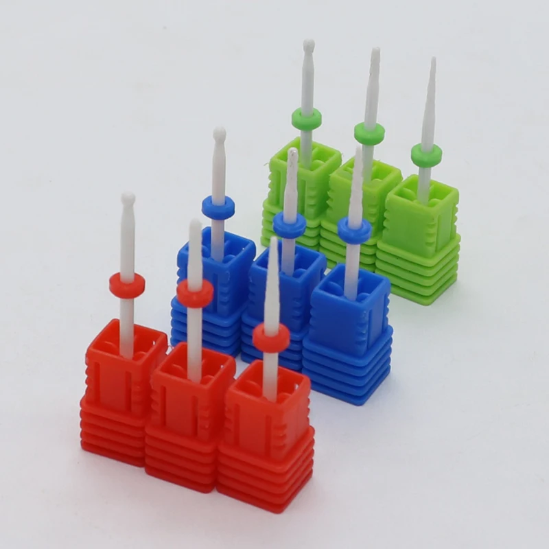 DDQ Ceramic Diamond Nail Drill Bits Gel Polish Remove Manicure Burr Cuticle Cutter Nail Drill Rotary Bits