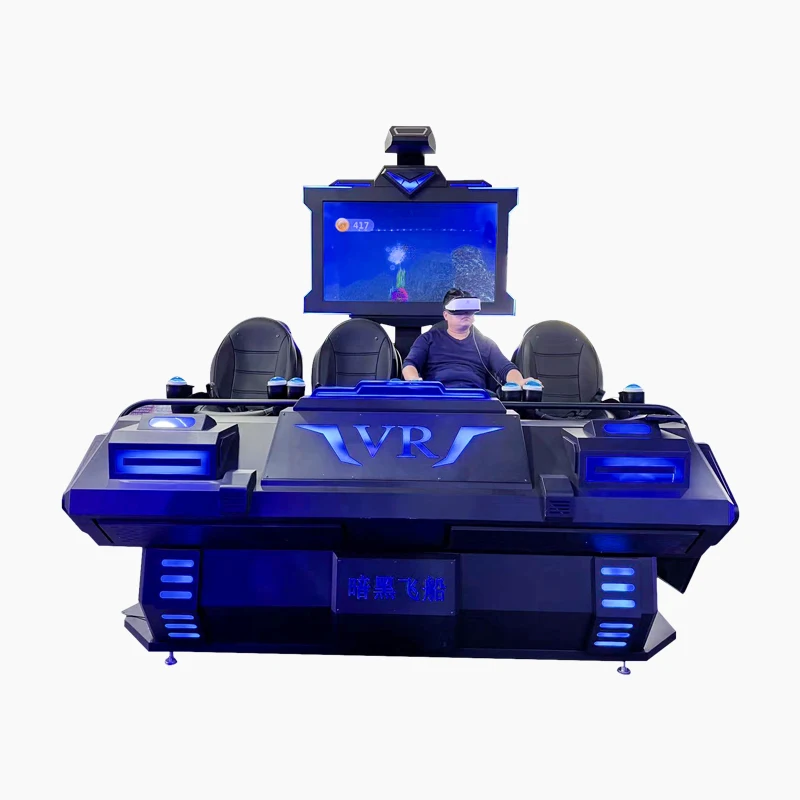 amusement park products realidad virtual motion 3d 4d 9d  cinema 4 seat  arcade vr simulated game machine